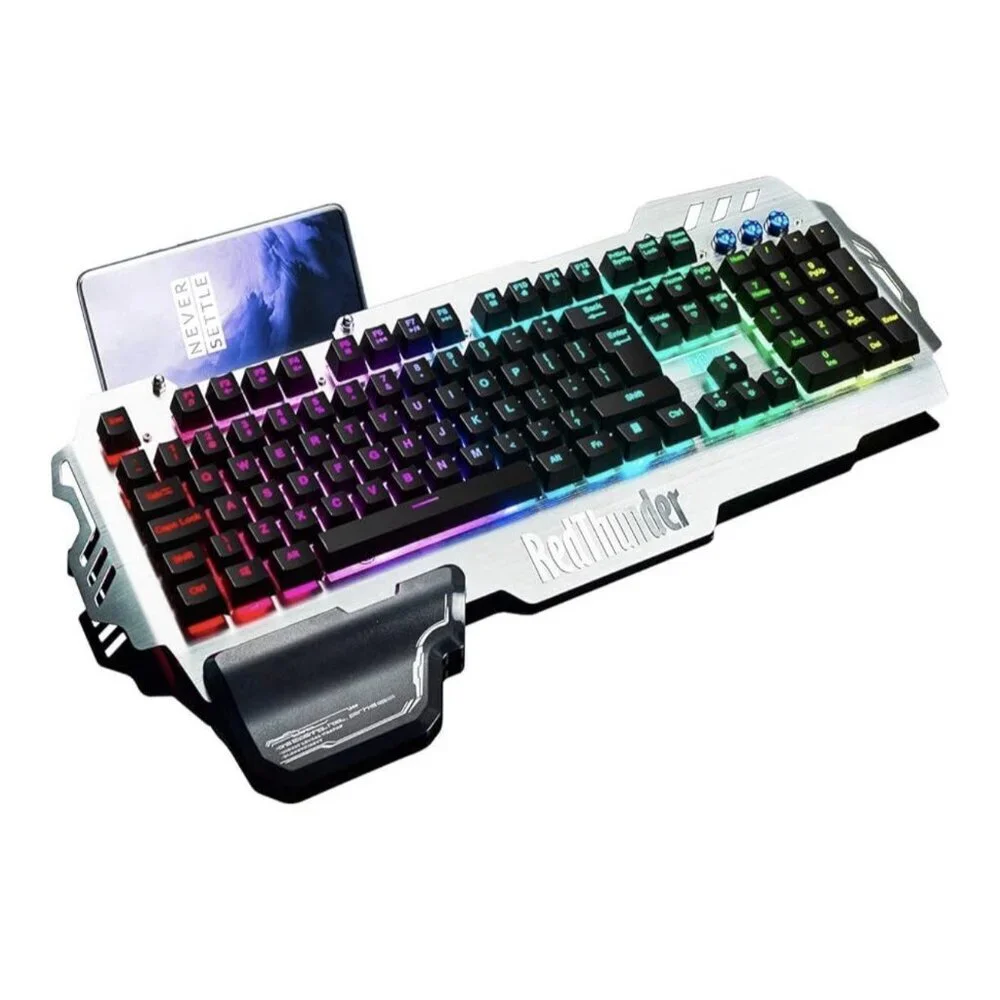 RedThunder K-900 Wired‎ Semi-Mechanical Version Gaming Keyboard Metal Frame Win